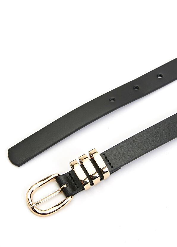 Beymen Club Siyah Kadın Deri Kemer - 2