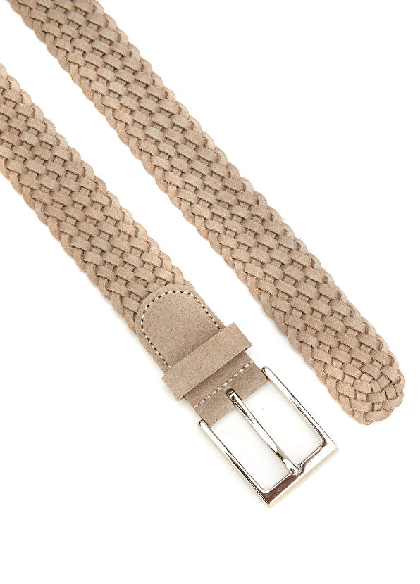 Beymen Club Beige Men's Leather Belt - 2