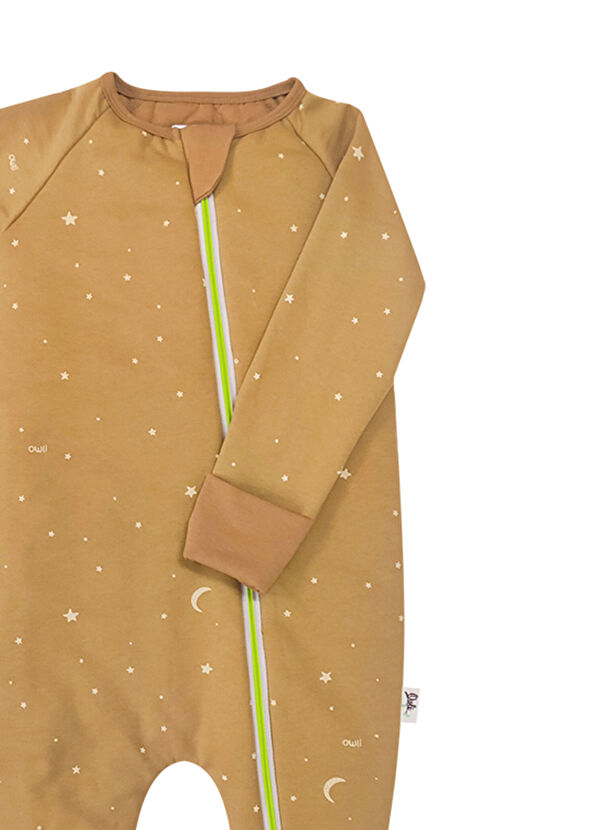 Owli Tog Sheep 2,7 Kahverengi Unisex Bebek Uyku Tulumu - 4