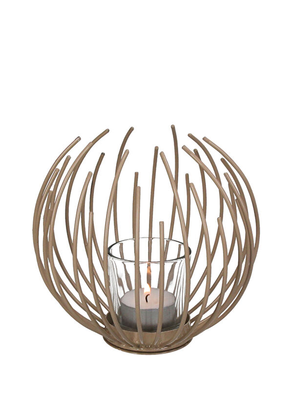 Kersten Beige Candle Holder - 1