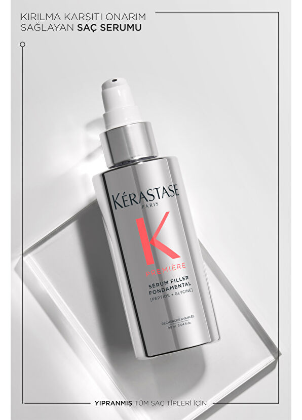 Kerastase Premiere Serum Filler Fondamental Elektriklenme Karşıtı Onarım Sağlayan Saç Serumu 90 ml - 4