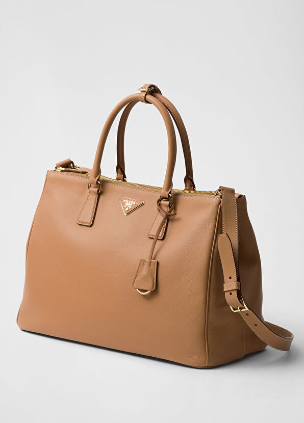 Prada Galleria Ekstra Büyük Deri Kadın El Çantası - 3