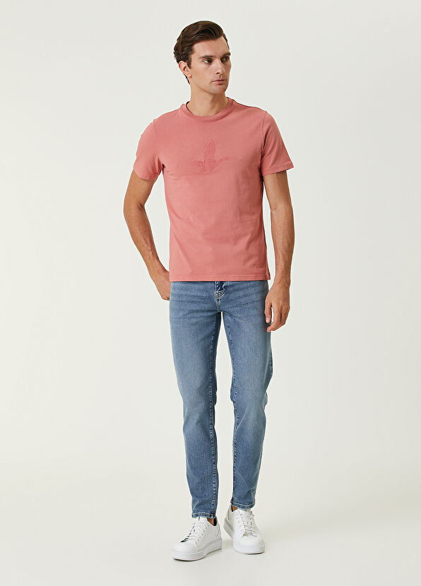 Beymen Club Pembe Kaz Nakışlı T-shirt - 3