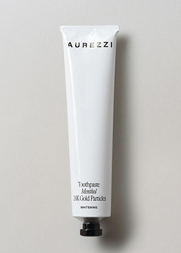 Aurezzi Mentol Aromalı 24 Ayar Altın Parçacıkları Beyazlatıcı Diş Macunu 75 ml - 2