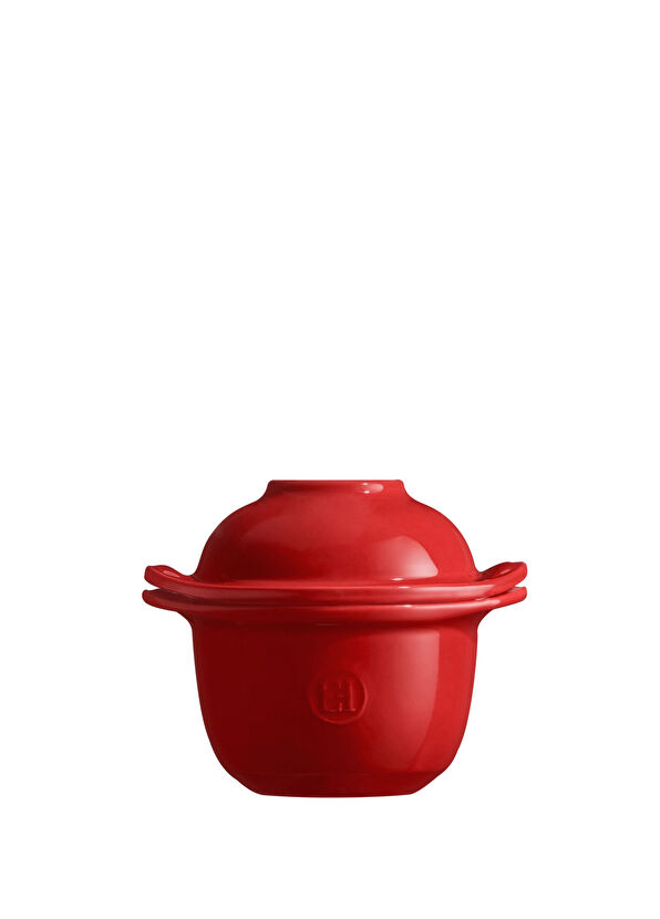 Emile Henry Red Burgundy Ceramic Egg Baking Dish 11 cm - 2