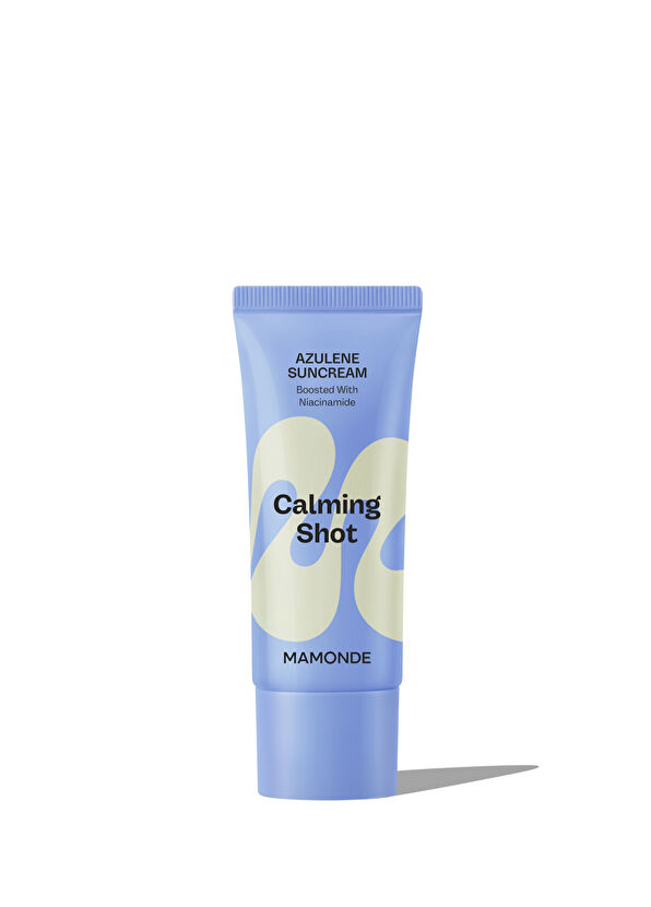 Mamonde Calming Shot Azulen Sun Cream SPF50+ Stres Önleyici ve Nemlendirici Güneş Kremi 35 ml - 1