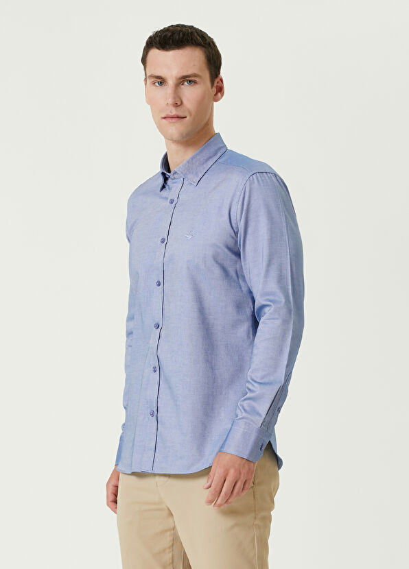 Beymen Club Slim Fit Koyu Mavi Gömlek - 2