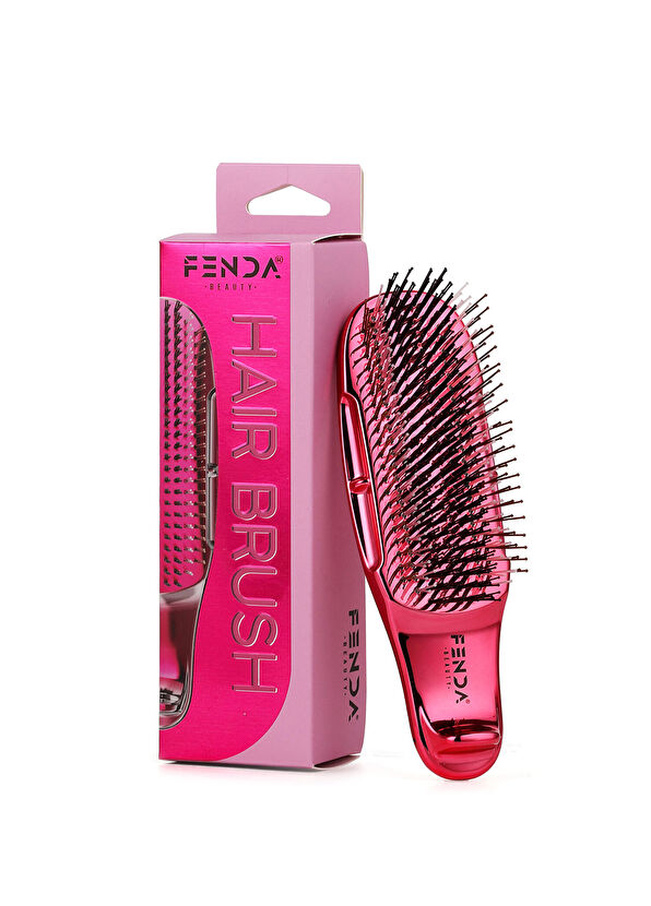 FENDA Professional 4-Pin Compact Pink Hair Brush - 1
