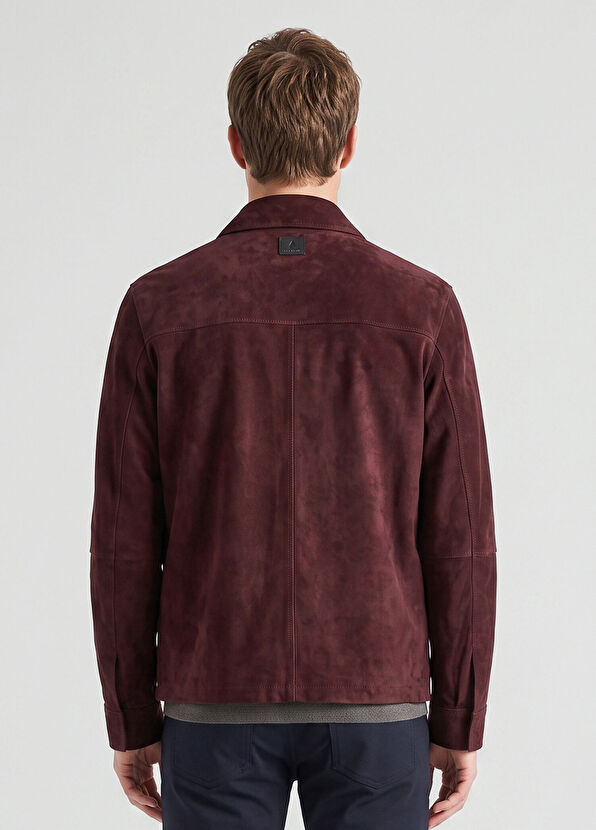 Beymen Club Plum Suede Shirt - 4