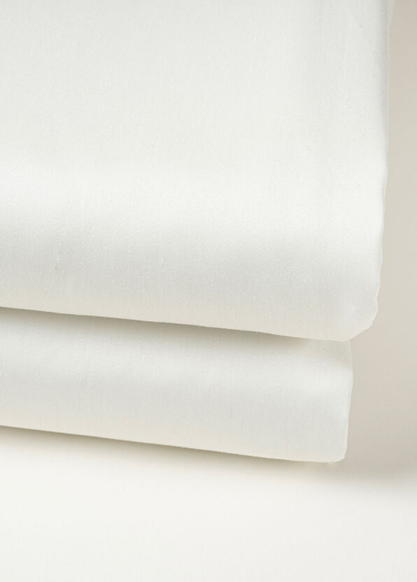 Zsa Zsa Zsu Solid Pamuk Saten Lastikli Çarşaf - 2