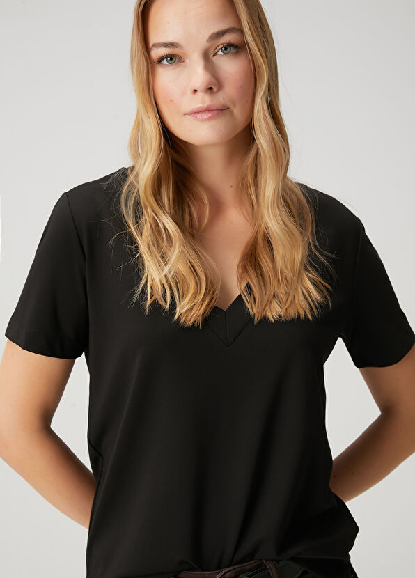 Beymen Club Black T-Shirt - 2