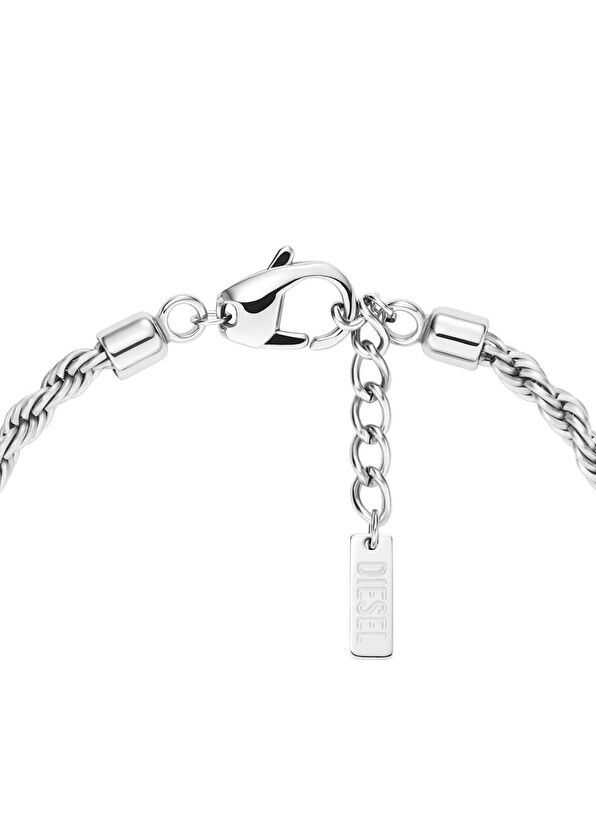 Diesel DJDX1622-040 Metallic Grey Steel Men's Bracelet - 2