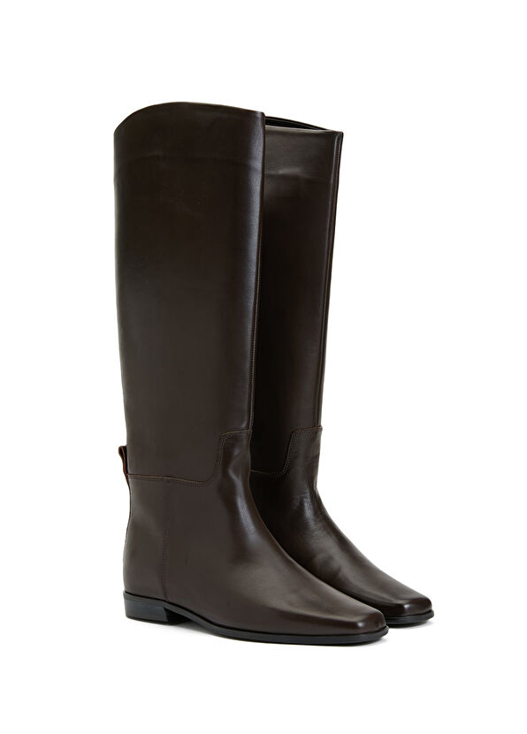 Beymen Club Dark Brown Womens Leather Boots - 2