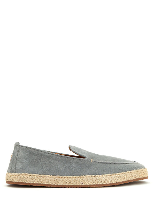Henderson Gri Erkek Süet Loafer - 1