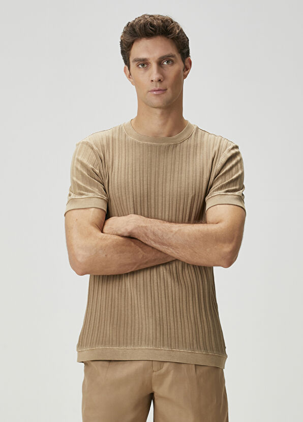 Beymen Club Deve Tüyü T-shirt - 2