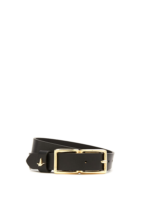Beymen Club Black Women's Leather Belt - 1
