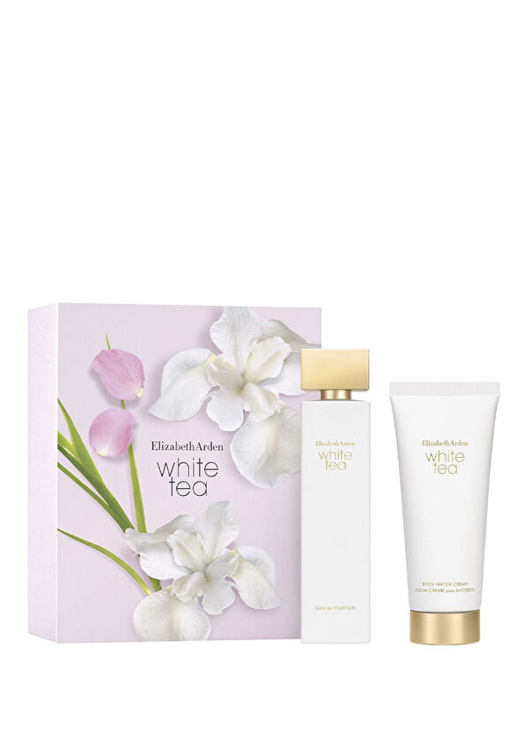 Elizabeth Arden White Tea EDT Spray 100 ml + Body Water Cream 100 ml Women's Perfume Set - 1