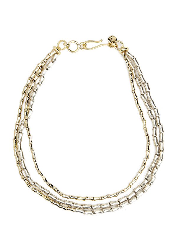 Beymen Club Gold Boru Boncuklu Kadın Kolye - 2