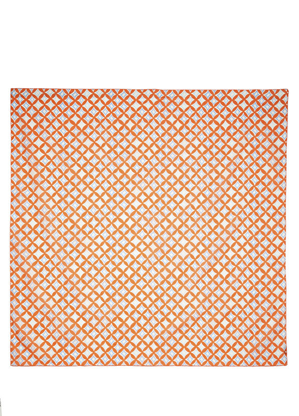 Beymen Club Turuncu Geometrik Desenli Kadın Şal - 1