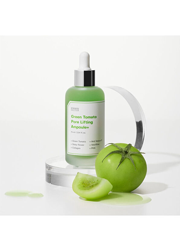 Sungboon Editor Green Tomato Pore Lifting Ampoule Gözenek Sıkılaştırıcı ve Toparlayıcı Cilt Serumu 75 ml - 3