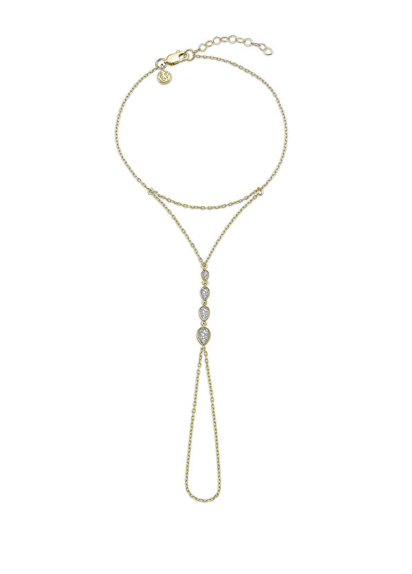 Foen Drova Dance Pırlanta Taşlı 14 Ayar Altın Kadın Şahmeran - 1