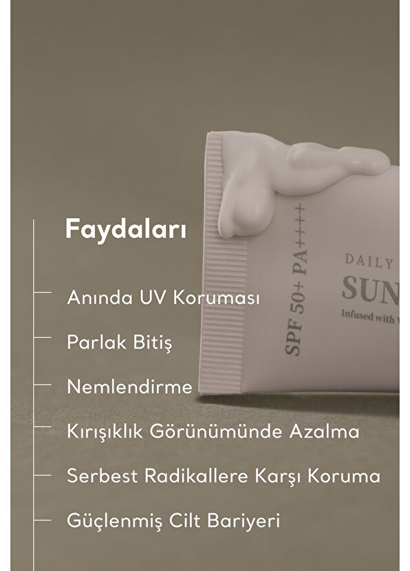 Village 11 Factory Daily Mild Sun Fluid SPF50+ PA++++ Güneş Kremi 50 ml - 3