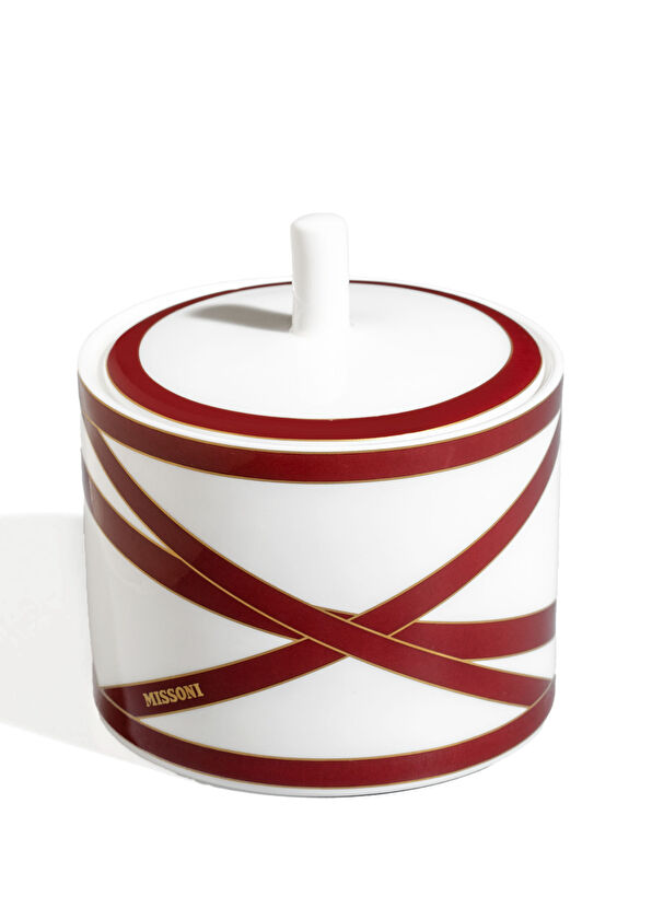 Missoni Home Nastri Desenli Porselen Şekerlik - 1