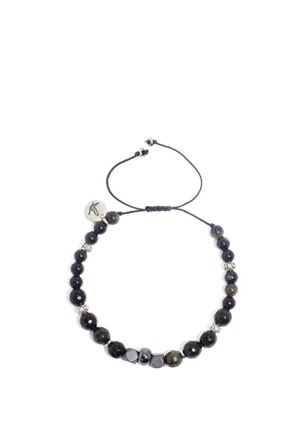 Beymen Club Siyah Doğal Taşlı Erkek Bileklik - 2