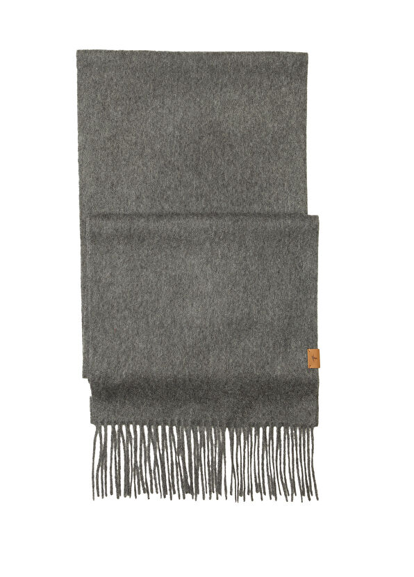 Beymen Club Grey Men's Cashmere Scarf - 1