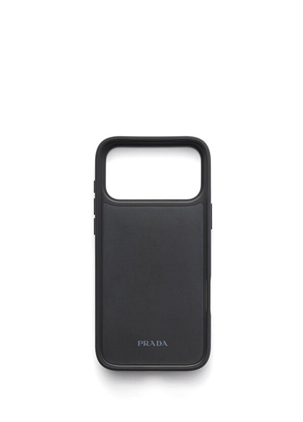 Prada iPhone 17 Pro Max Black Saffiano Leather Phone Case - 2