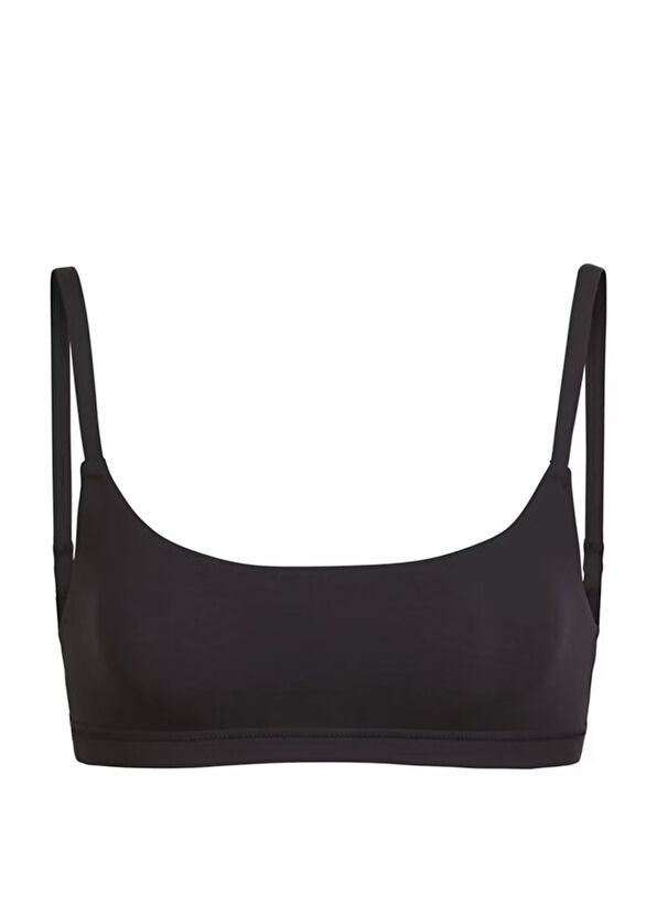 Skims Scoop Black Bra - 1
