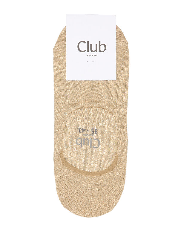 Beymen Club Beige Glitter Women's Socks - 1