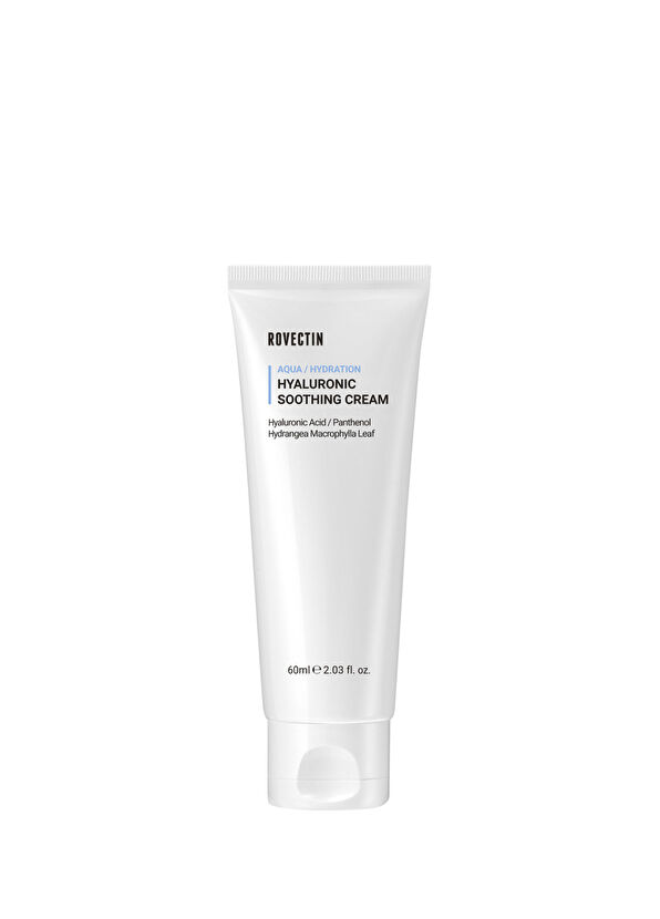 Rovectin Aqua Hyaluronic Soothing Cream 8 Farklı Hyaluronik Asitli Nem Bariyeri Yüz Kremi 60 ml - 1