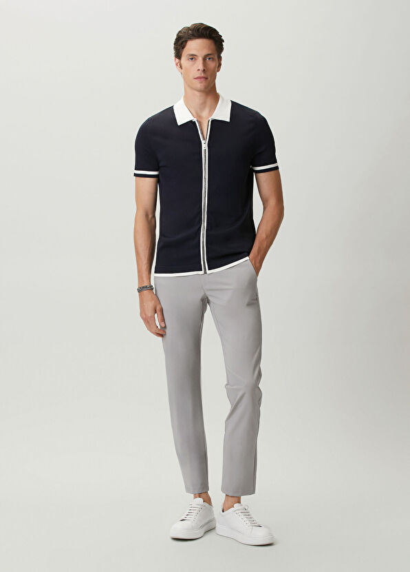 Beymen Club Navy Blue Short Sleeve Knit Shirt - 3