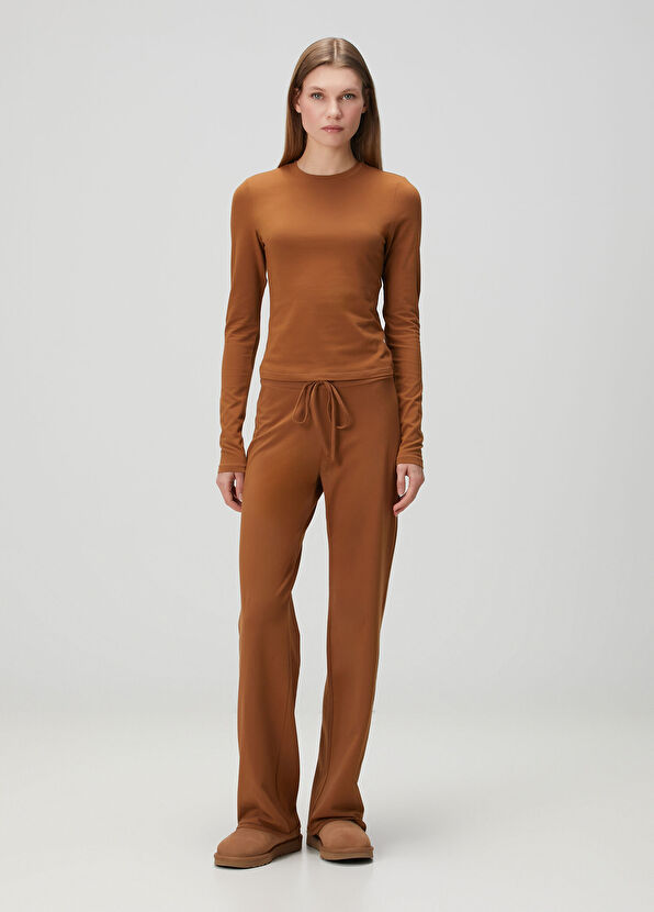 Skims Straight Leg Kahverengi Eşofman Altı - 1