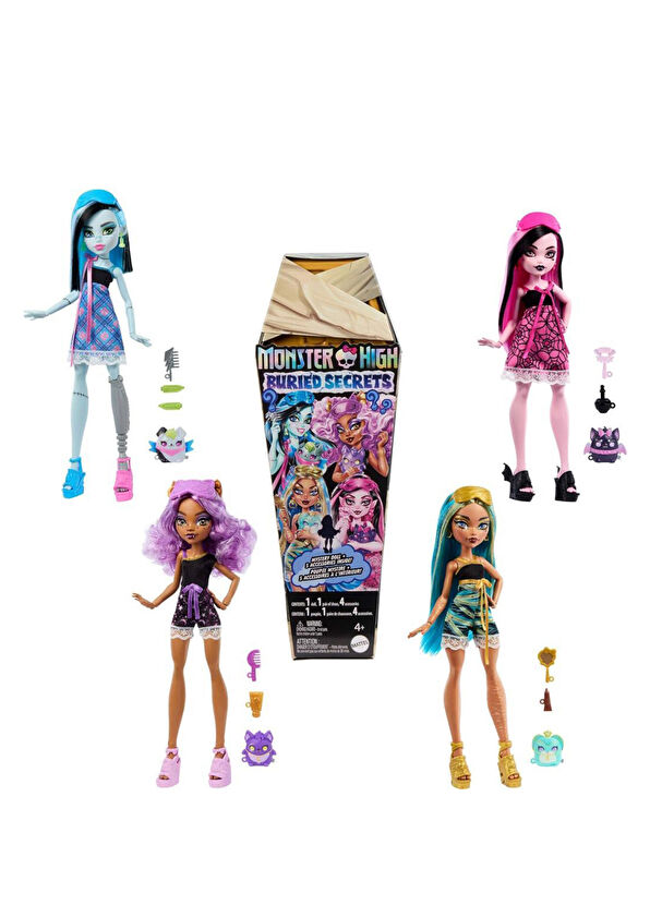 Monster High Gizemli Sırlar Havalı Pijama Partisi Serisi Model Bebek - 1