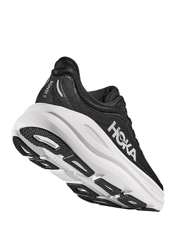 Hoka Bondi 9 Siyah Beyaz Kadın Sneaker - 4