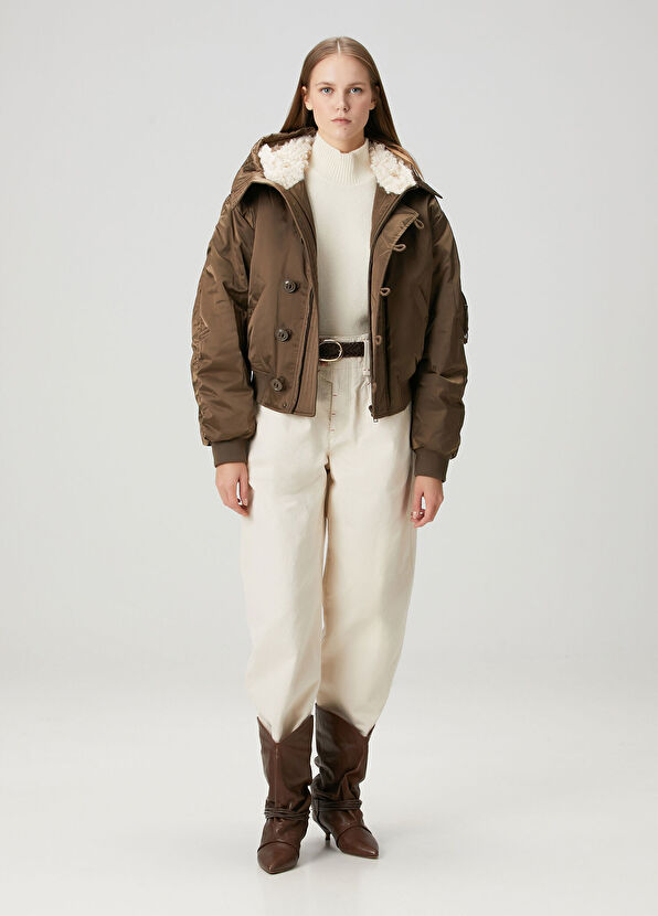 Etoile Isabel Marant Elisa Haki Kapüşonlu Ceket - 2