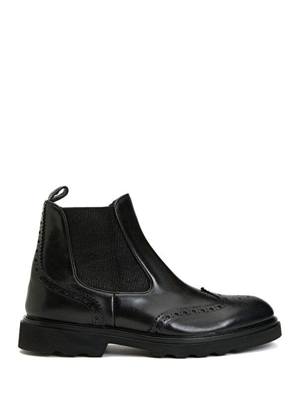 Beymen Club Black Mens Leather Boots - 1