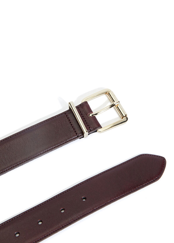 Beymen Club Bordo Kadın Deri Kemer - 2