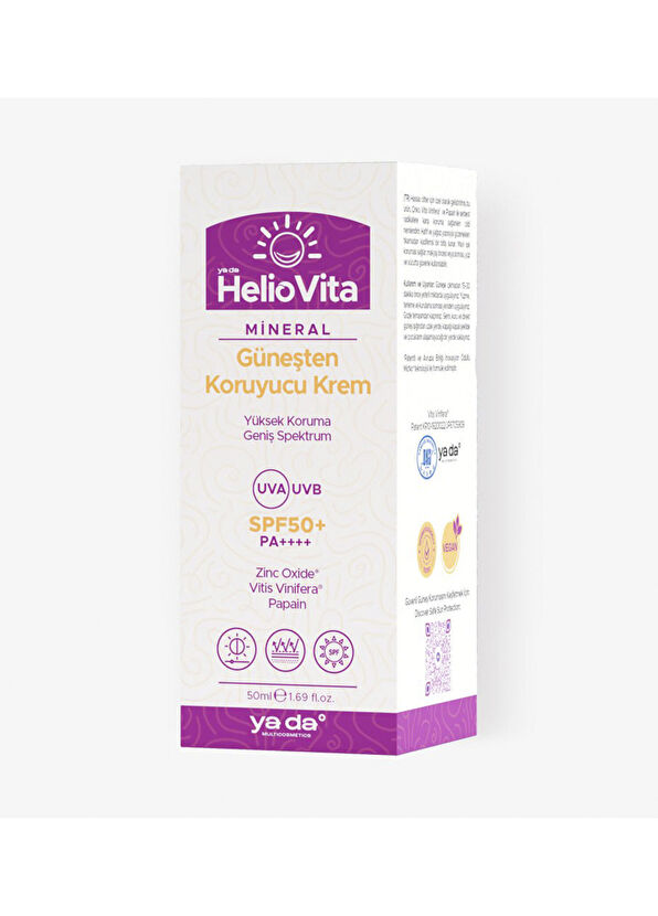 ya da multicosmetics HelioVita Güneş Koruyucu Krem 50 ml - 2