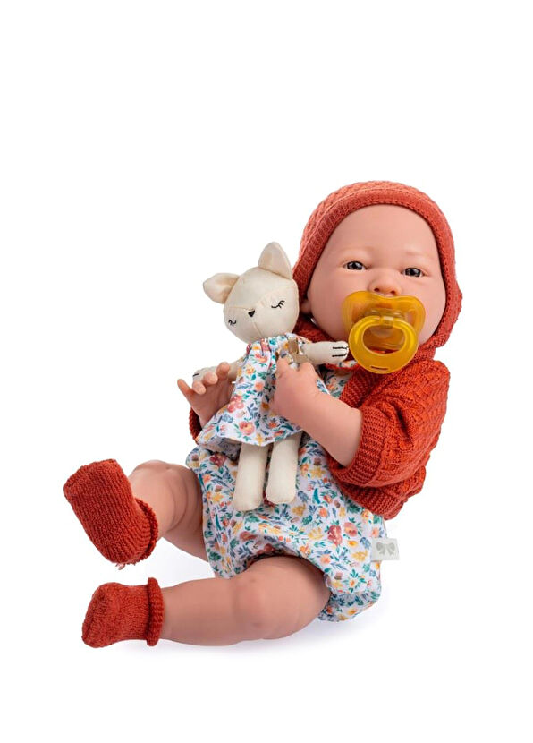 Berenguer Kiremit Hırka ve Kedili Boutique Oyuncak Bebek 38 cm - 1