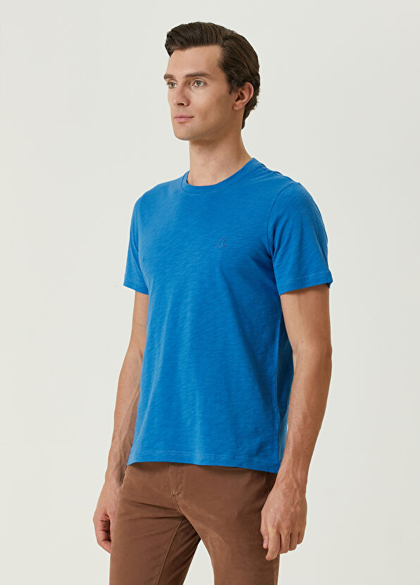 Beymen Club Cobalt Flamed T-shirt - 4