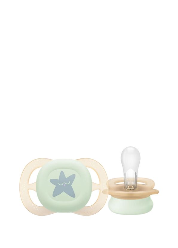 Philips Avent Ultra Start 0-2 Ay Silikon 2'li Gece Emziği - 3