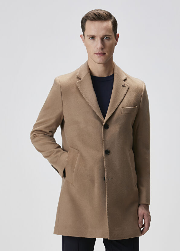 Beymen Club Premium Deve Tüyü Kaşmir Palto - 1