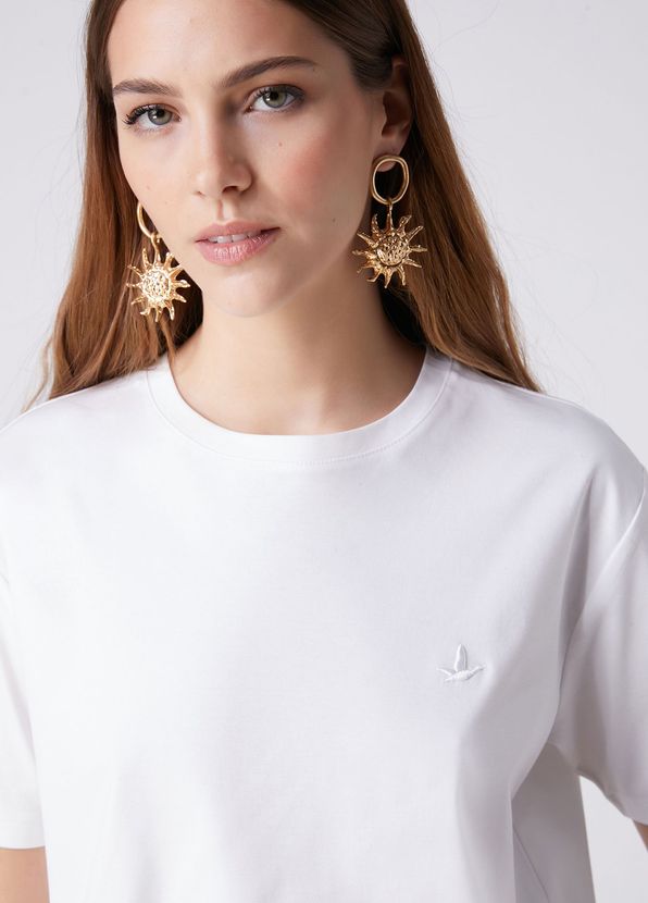 Beymen Club Gold Sun Women's Earrings - 3
