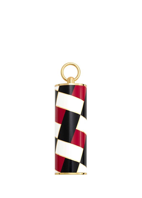 Carolina Herrera Lipstick Cap Print Red Tartan - 1