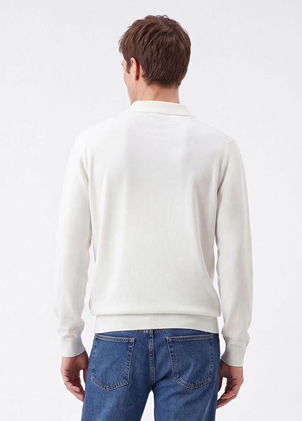 Beymen Club Off-White Polo-Neck Knit Top - 4