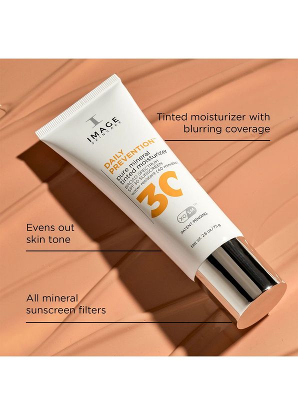 Image Skincare Daily Prevention Pure Mineral Tinted SPF 30+ Güneş Kremi 73 gr - 2