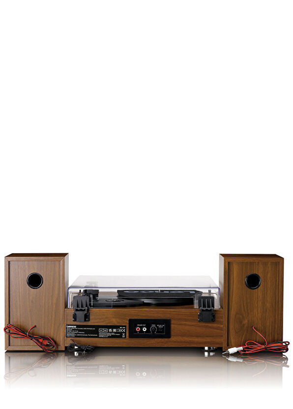 Lenco MC-160WD Ahşap Bluetooth Fm Radyo Özellikli Stereo Hoparlörlü Hifi Pikap - 2
